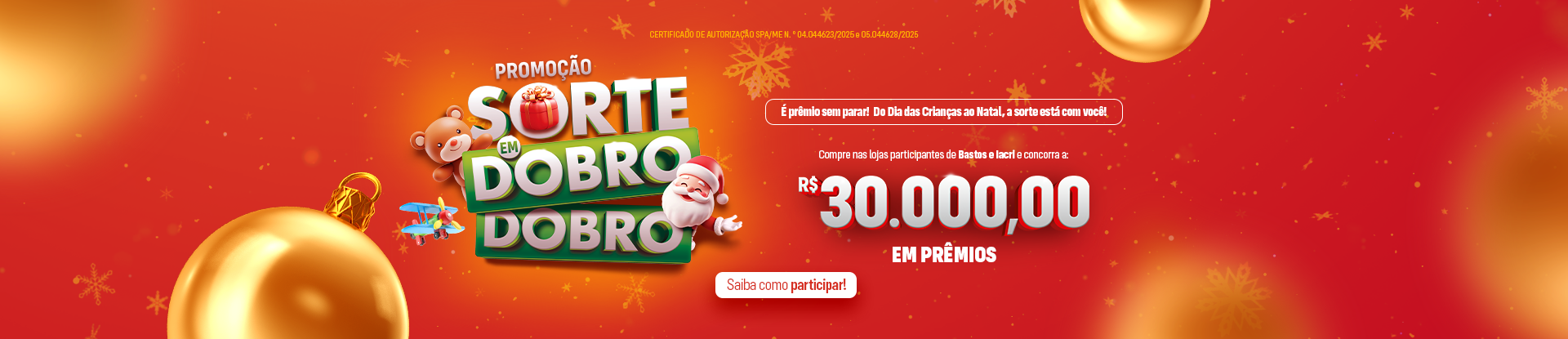 Promoo Sorte em Dobro
